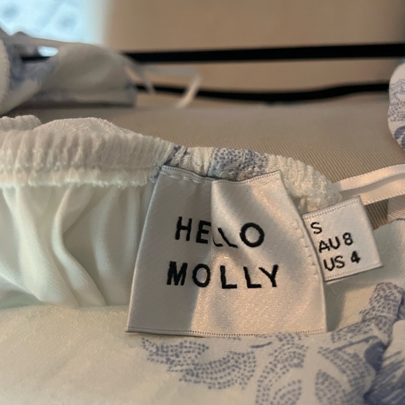 Hello Molly White Floral Long Sleeve Dress - Picture 5 of 5